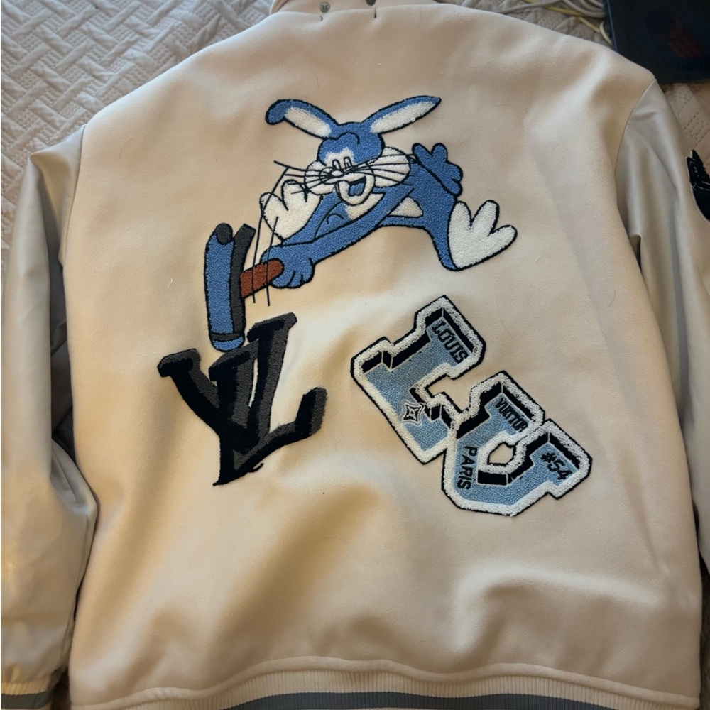 Louis Vuitton Beige Varsity Jacket - Picture 2 of 2